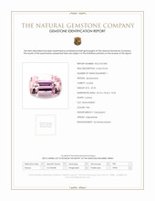 49.50 Ct. Kunzite from Afghanistan Scan Report