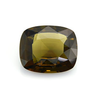 Men's Sinhalite Ring 11.16 Ct., 18K White Gold Combination Stone