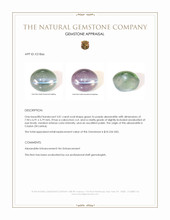 3.01 Ct. Cabochon Alexandrite from Ceylon (Sri Lanka) Appraisal