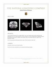 6.04 Ct. White Goshenite from Brazil Appraisal
