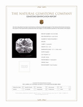 6.04 Ct. White Goshenite from Brazil Scan Report