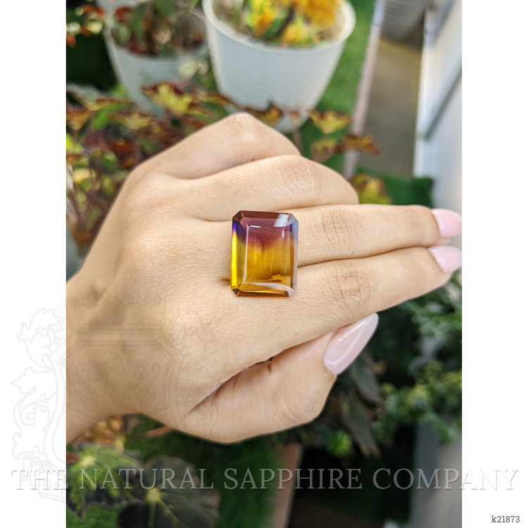 18.65 Ct. Ametrine from Ceylon (Sri Lanka)