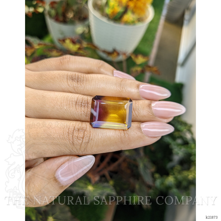 18.65 Ct. Ametrine from Ceylon (Sri Lanka)