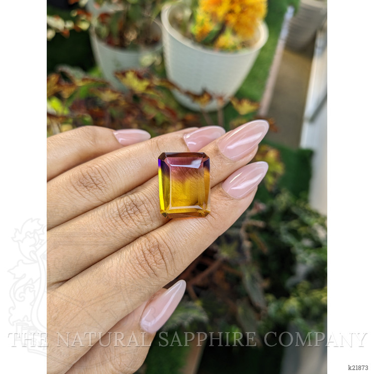 18.65 Ct. Ametrine from Ceylon (Sri Lanka)