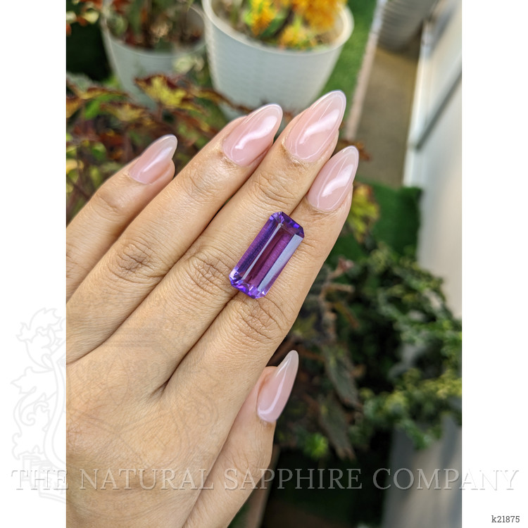 11.57 Ct. Amethyst from Ceylon (Sri Lanka)