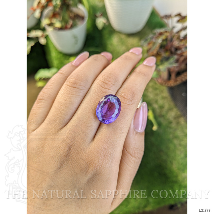 13.06 Ct. Amethyst from Ceylon (Sri Lanka)