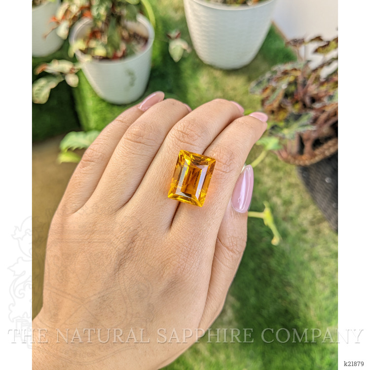 21.27 Ct. Citrine from Ceylon (Sri Lanka)