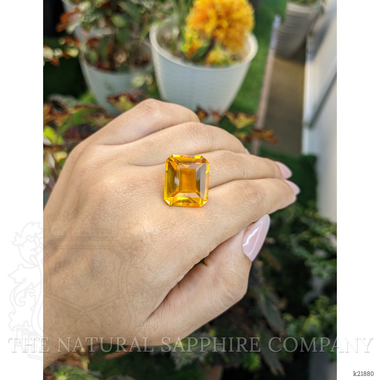 20.70 Ct. Citrine from Ceylon (Sri Lanka)