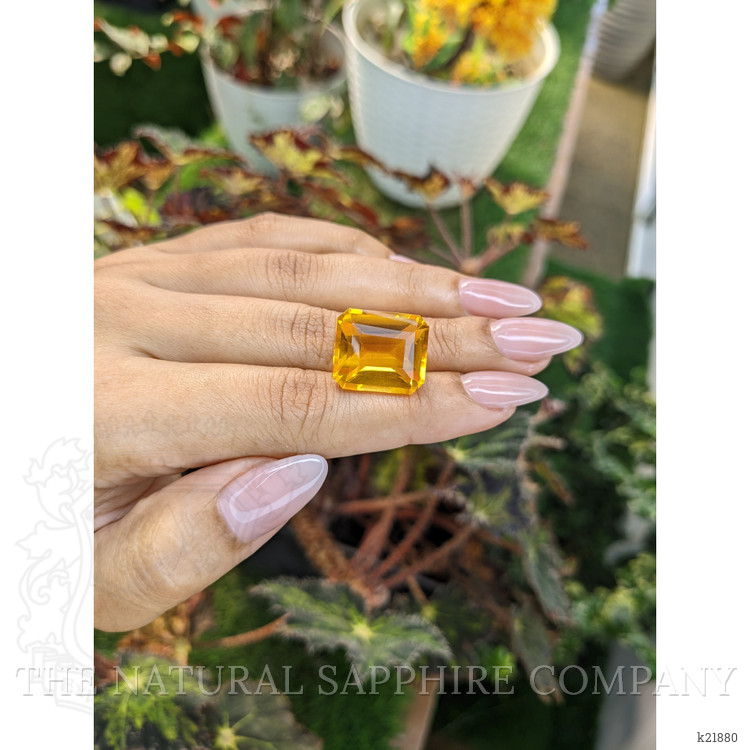 20.70 Ct. Citrine from Ceylon (Sri Lanka)