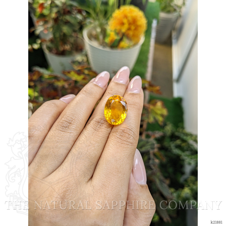 18.86 Ct. Citrine from Ceylon (Sri Lanka)