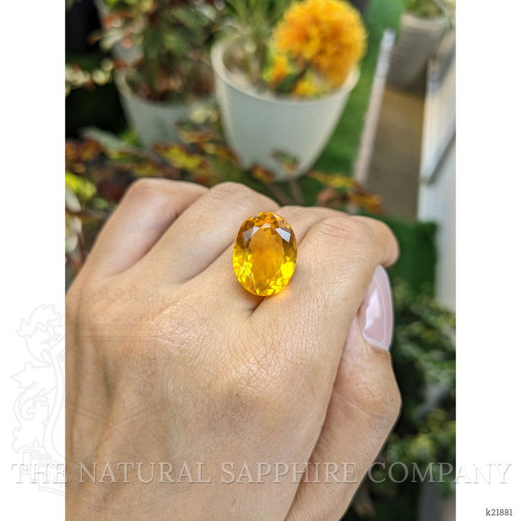 18.86 Ct. Citrine from Ceylon (Sri Lanka)