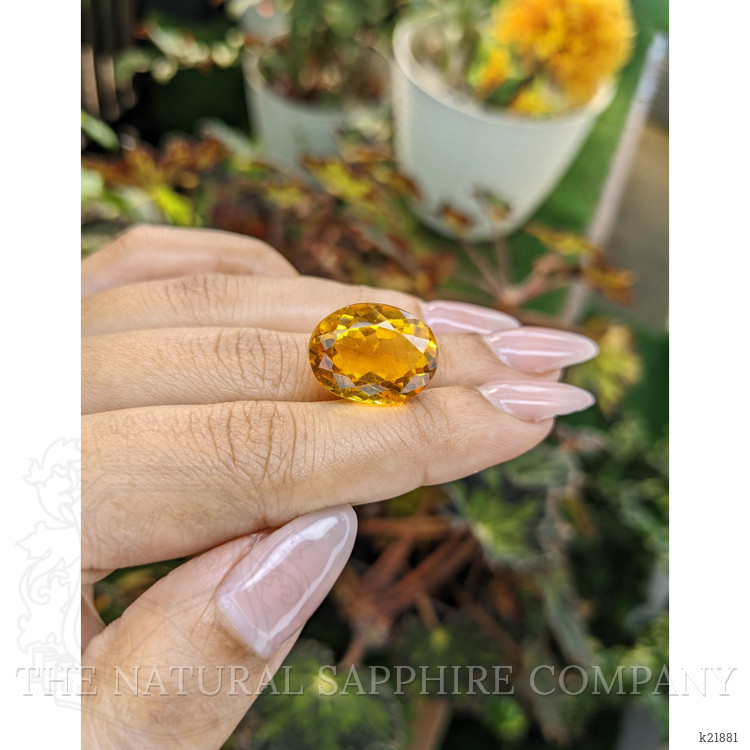 18.86 Ct. Citrine from Ceylon (Sri Lanka)