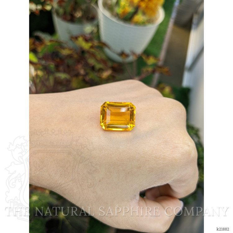 16.58 Ct. Citrine from Ceylon (Sri Lanka)