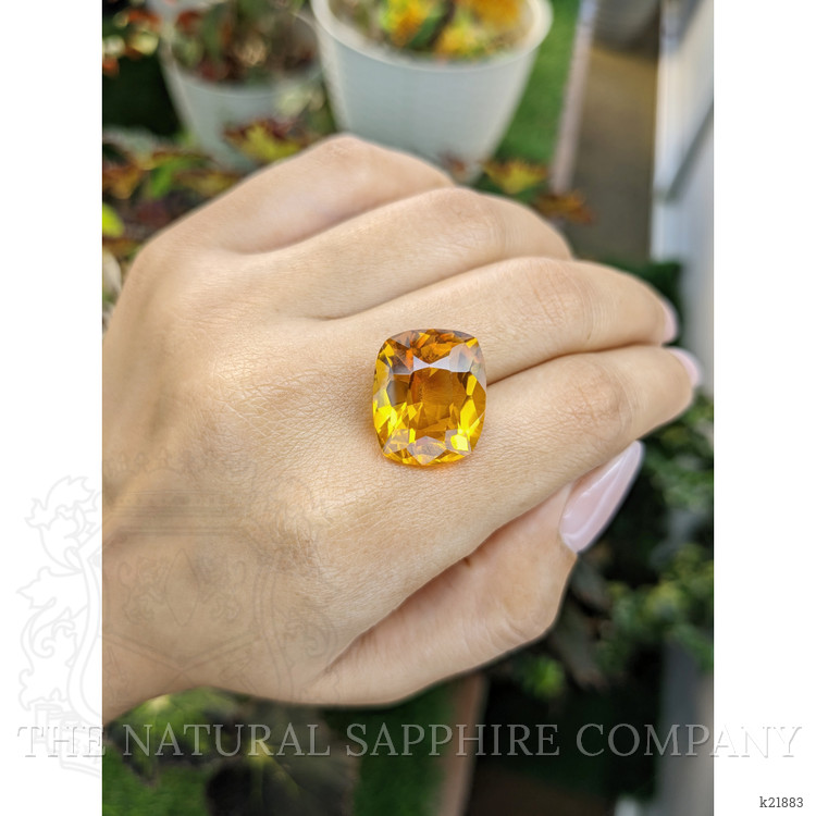 16.32 Ct. Citrine from Ceylon (Sri Lanka)