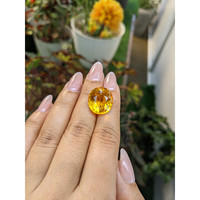 15.42 Ct. Citrine from Ceylon (Sri Lanka) Life Style