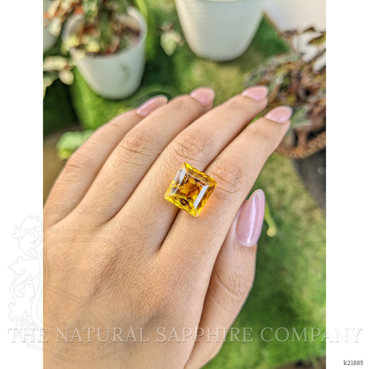 13.77 Ct. Citrine from Ceylon (Sri Lanka)
