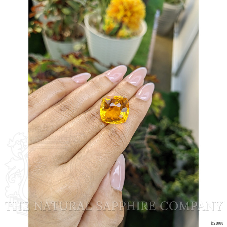 18.71 Ct. Citrine from Ceylon (Sri Lanka)