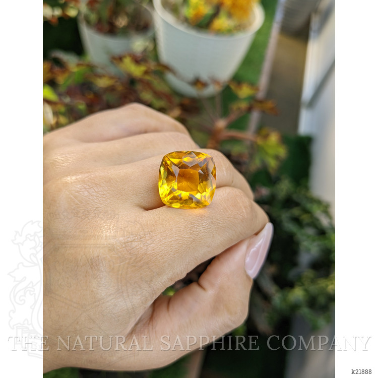 18.71 Ct. Citrine from Ceylon (Sri Lanka)
