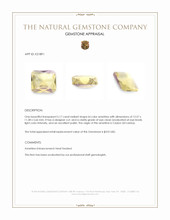 5.17 Ct. Ametrine from Ceylon (Sri Lanka) Appraisal