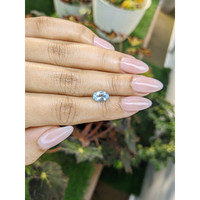 1.10 Ct. Aquamarine from Ceylon (Sri Lanka) Life Style