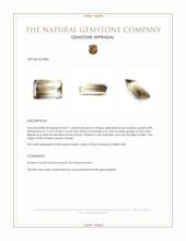 64.91 Ct. Smokey Quartz from Brazil Appraisal