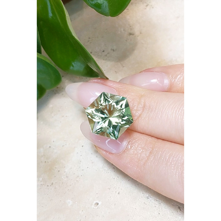 10.31 Ct. Prasiolite from Brazil