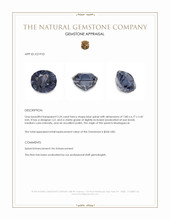 2.24 Ct. Blue Spinel from Madagascar Appraisal