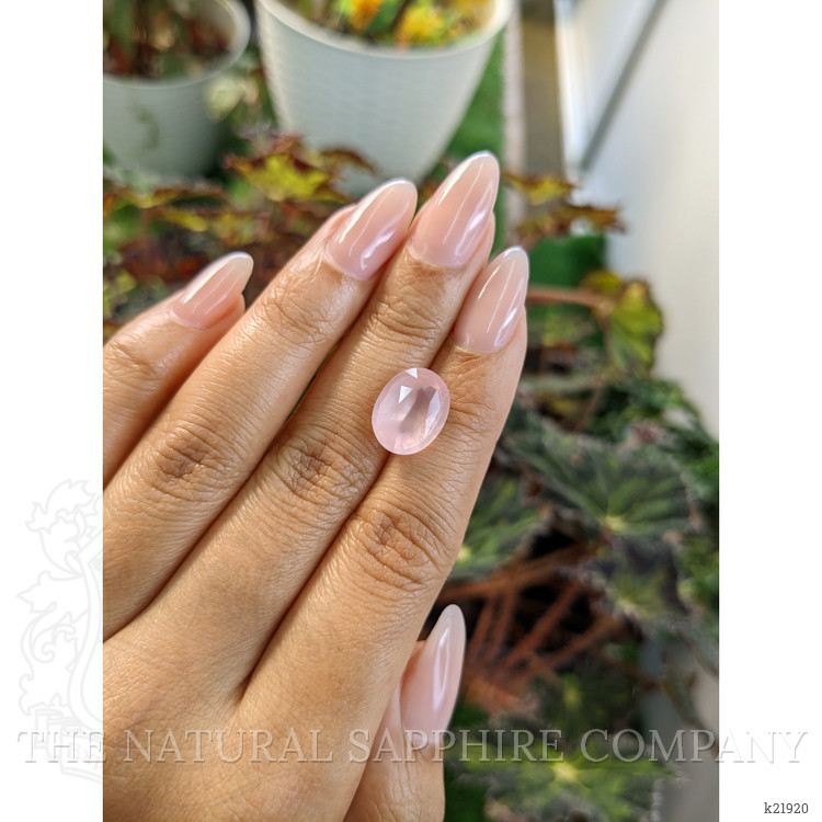 4.68 Ct. Rose Quartz from Ceylon (Sri Lanka)