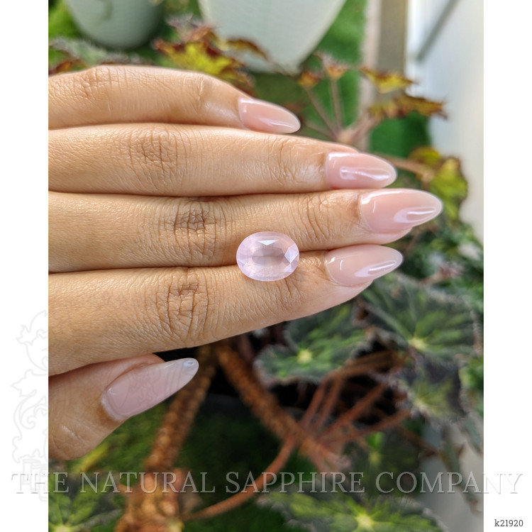 4.68 Ct. Rose Quartz from Ceylon (Sri Lanka)