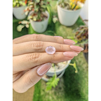 3.62 Ct. Rose Quartz from Ceylon (Sri Lanka) Life Style