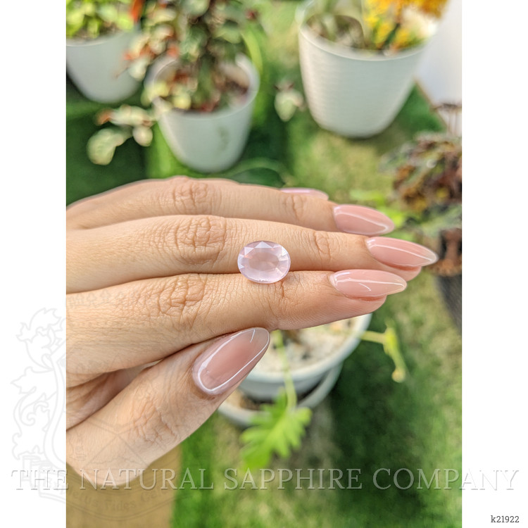 3.62 Ct. Rose Quartz from Ceylon (Sri Lanka)