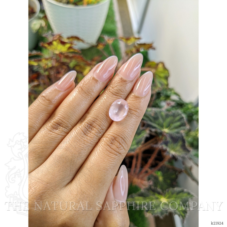 4.85 Ct. Rose Quartz from Ceylon (Sri Lanka)