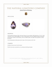 4.80 Ct. Ametrine from Ceylon (Sri Lanka) Appraisal