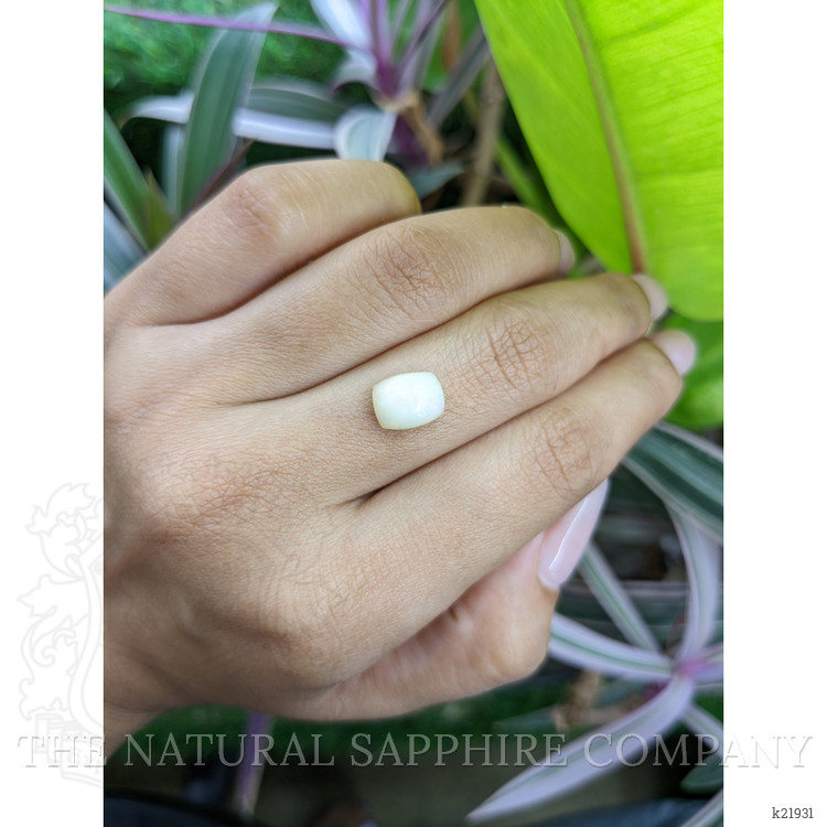 1.84 Ct. Cabochon White Opal from Australia