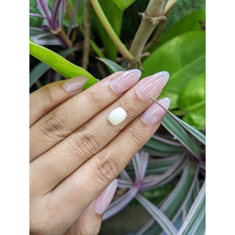 1.84 Ct. Cabochon White Opal from Australia