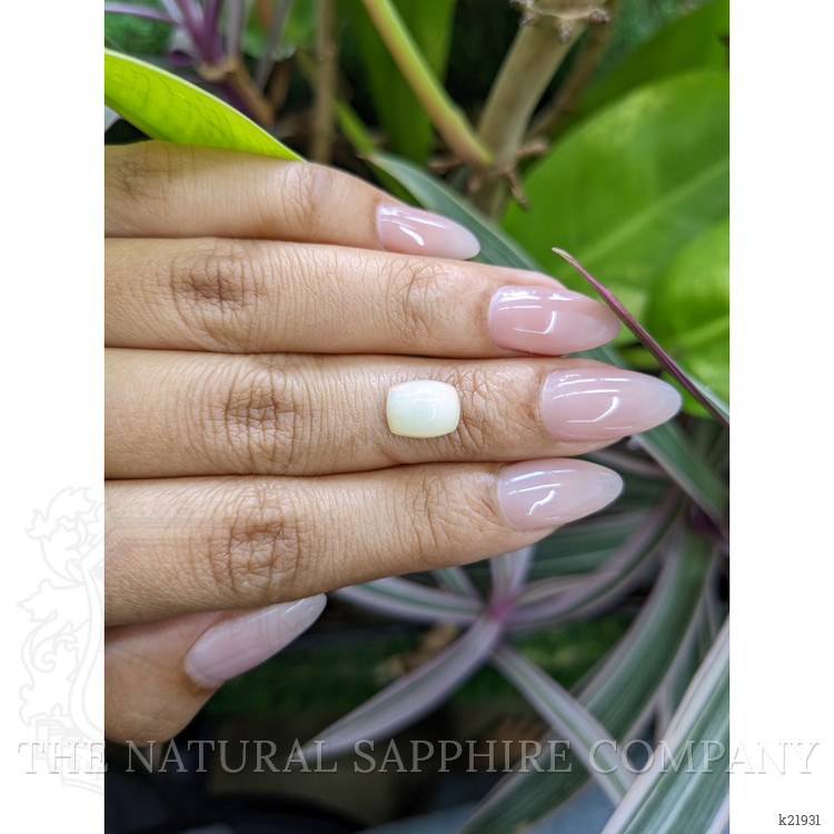 1.84 Ct. Cabochon White Opal from Australia