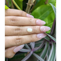 1.22 Ct. Cabochon White Opal from Australia Life Style