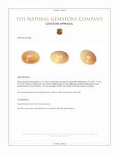 4.71 Ct. Cabochon Fire Opal from Australia Appraisal