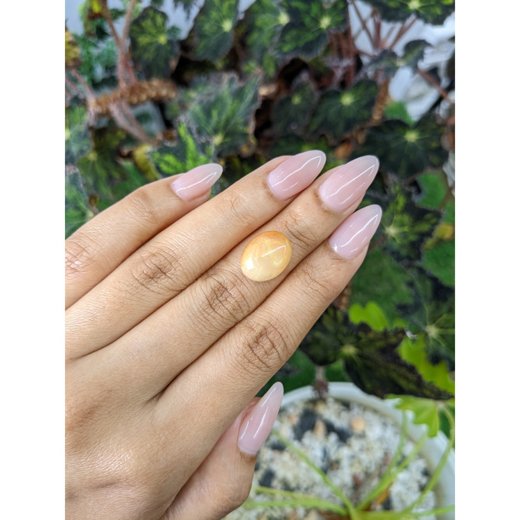 4.71 Ct. Cabochon Fire Opal from Australia