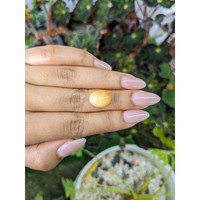 4.71 Ct. Cabochon Fire Opal from Australia Life Style
