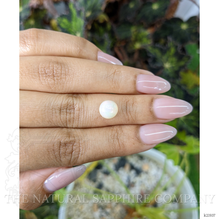 1.32 Ct. Cabochon White Opal from Australia