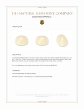 1.18 Ct. Cabochon White Opal from Australia Appraisal