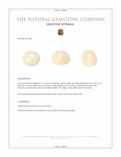 1.75 Ct. Cabochon White Opal from Australia Appraisal