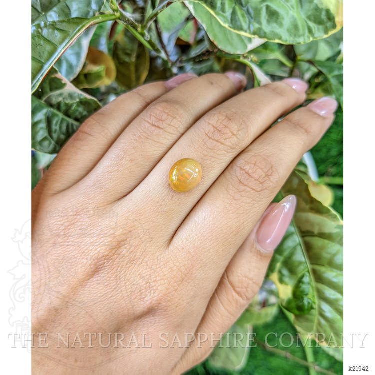 2.40 Ct. Cabochon Fire Opal from Australia