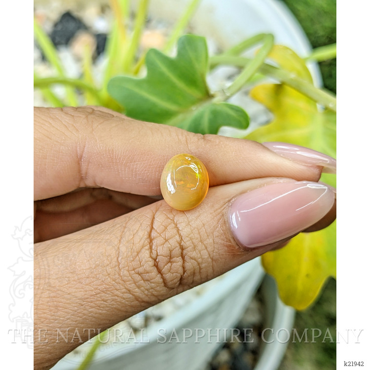 2.40 Ct. Cabochon Fire Opal from Australia