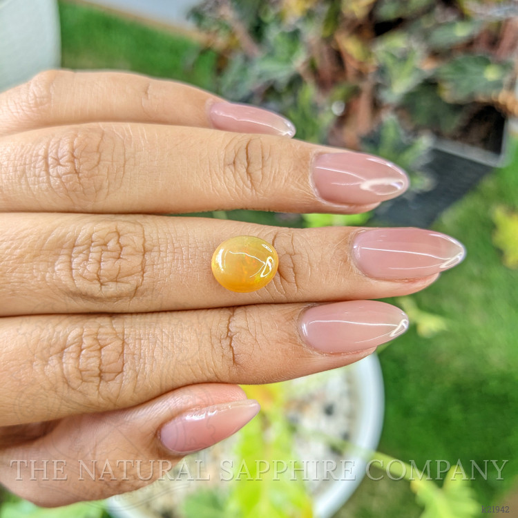 2.40 Ct. Cabochon Fire Opal from Australia