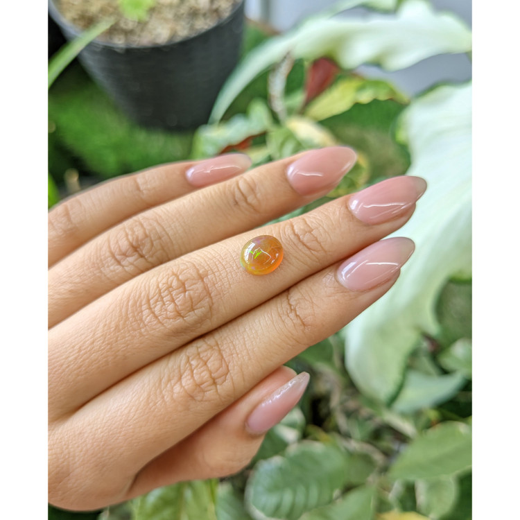 1.83 Ct. Cabochon Fire Opal from Australia