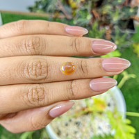 1.83 Ct. Cabochon Fire Opal from Australia Life Style