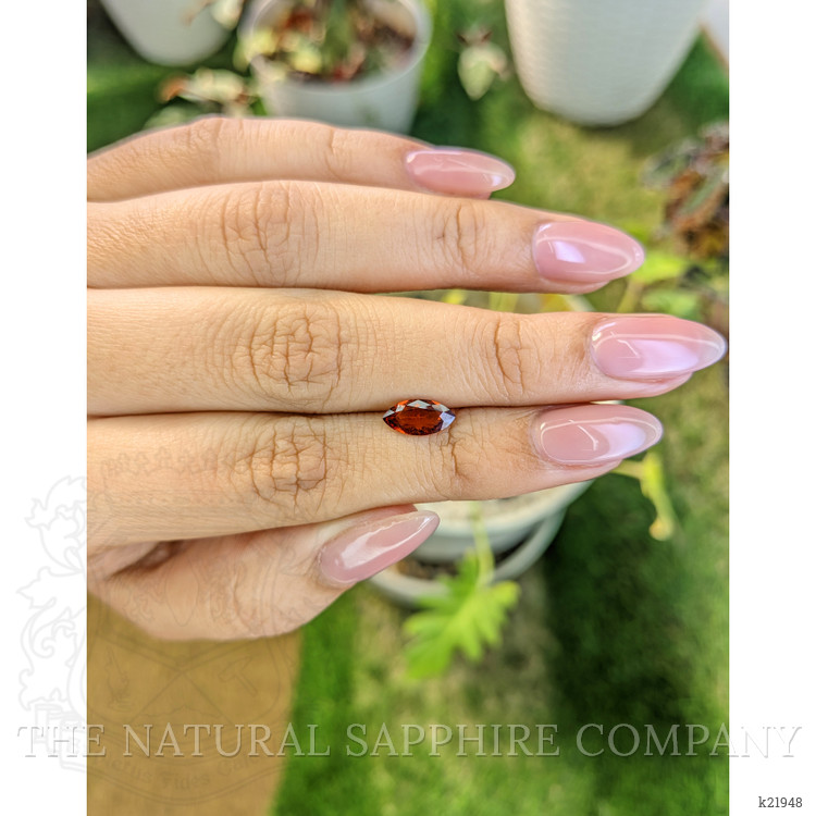 0.87 Ct. Almandine Garnet from Ceylon (Sri Lanka)