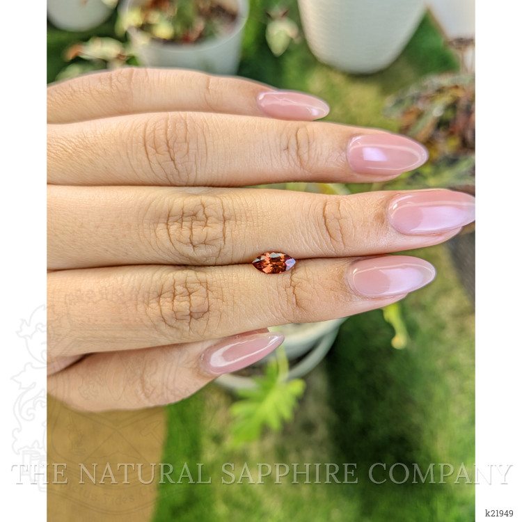 0.84 Ct. Almandine Garnet from Ceylon (Sri Lanka)